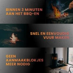 Master Knives BBQ Aansteker Electrisch - BBQ Accesoires - Zwarte BBQ Starter - Looftlighter -Optimaal Barbecue Winkel 1200x1200 575