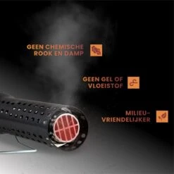 Master Knives BBQ Aansteker Electrisch - BBQ Accesoires - Zwarte BBQ Starter - Looftlighter -Optimaal Barbecue Winkel 1200x1200 576