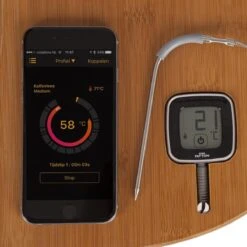 Patton Kamado Houtskool Barbecue - 18" - Grilloppervlak Ø 39 Cm - Met Bluetooth Thermometer - Groen -Optimaal Barbecue Winkel 1200x1200 60