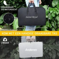 Saveur Royal® 35-delige Barbecue Gereedschapset In Roestvrij Staal - BBQ Grill Set Met Draagtas - Barbecuegerei-sets - Barbecue Accessoires Gereedschap - 35-delig -Optimaal Barbecue Winkel 1200x1200 605