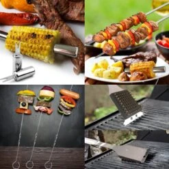 Saveur Royal® 35-delige Barbecue Gereedschapset In Roestvrij Staal - BBQ Grill Set Met Draagtas - Barbecuegerei-sets - Barbecue Accessoires Gereedschap - 35-delig -Optimaal Barbecue Winkel 1200x1200 606