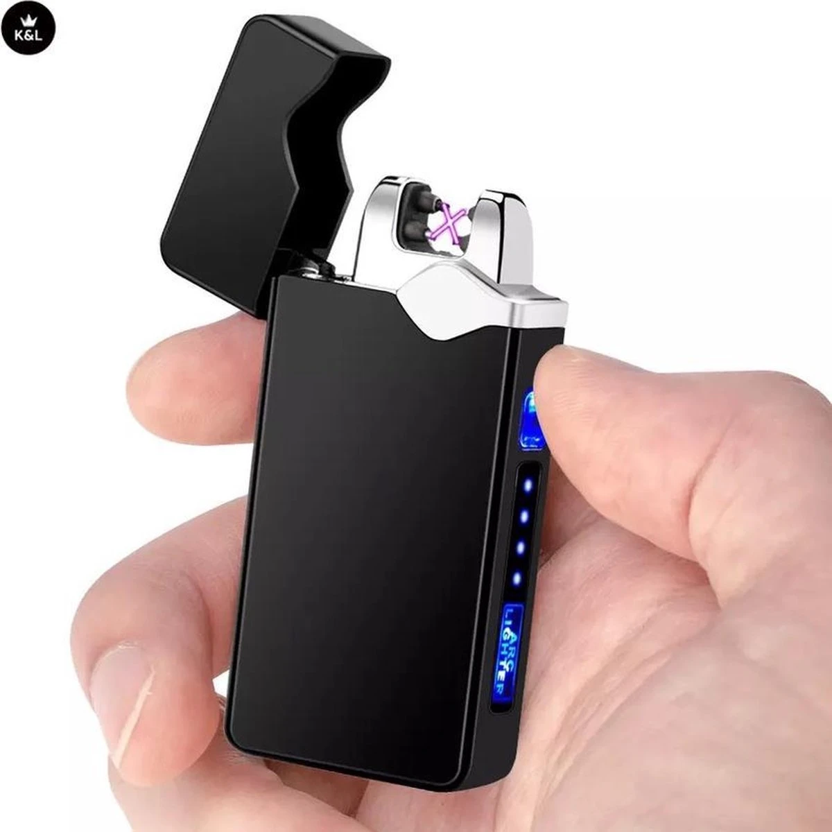 Elektrische Aansteker YLE| USB Oplaadbare Plasma Aansteker | Wind En Storm Bestendig 6 Elektrische Aansteker YLE| USB Oplaadbare Plasma Aansteker | Wind En Storm Bestendig - Afbeelding 6