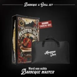 Mountain Jack® 40-Delige Luxe BBQ Grill Accessoires Set In Roestvrij Staal – Barbecue Gereedschap – Tangenset, Vlees Thermometer, Vleestang, Borstel, Spiezen, Vleesmes, Vleesvork -Optimaal Barbecue Winkel 1200x1200 628