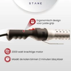 Bbq Aansteker Electrisch - Looftlighter - Bbq Starter - Bbq Accesoires - One Minute Lighter - Incl. Bbq Handschoenen - ®Stane -Optimaal Barbecue Winkel 1200x1200 674