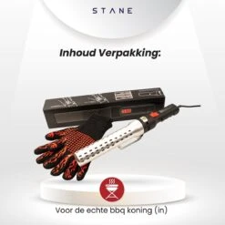 Bbq Aansteker Electrisch - Looftlighter - Bbq Starter - Bbq Accesoires - One Minute Lighter - Incl. Bbq Handschoenen - ®Stane -Optimaal Barbecue Winkel 1200x1200 677