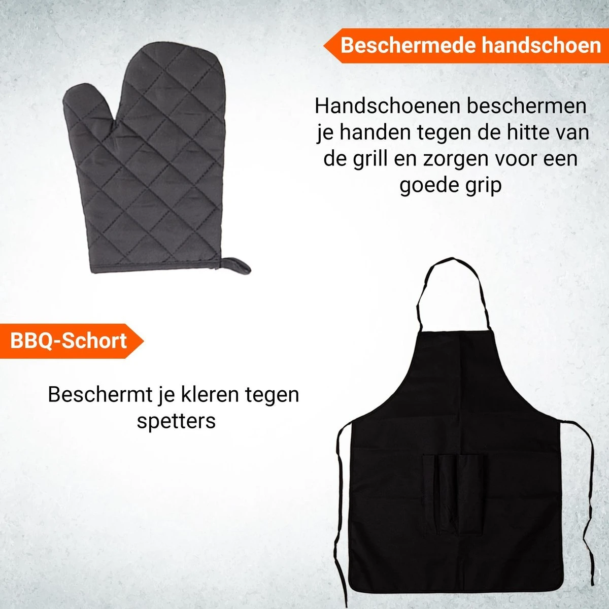 BBQ Accesoires Gereedschapset Koffer Set Tang Borstel Schort Barbecue Dagdeals - Chef Cook BBQ Accessoires Set 2 BBQ Accesoires Gereedschapset Koffer Set Tang Borstel Schort Barbecue Dagdeals - Chef Cook BBQ Accessoires Set - Afbeelding 2