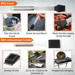 BBQ Accesoires Gereedschapset Koffer Set Tang Borstel Schort Barbecue Dagdeals - Chef Cook BBQ Accessoires Set 13 BBQ Accesoires Gereedschapset Koffer Set Tang Borstel Schort Barbecue Dagdeals - Chef Cook BBQ Accessoires Set -Optimaal Barbecue Winkel 1200x1200 71