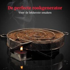 GrillX Cold Smoke Generator Met 1KG Appel Rookmot - 6 Liter - Smokerbox - RVS Rookbox - Rookgenerator - Koud Roken - BBQ Accesoires -Optimaal Barbecue Winkel 1200x1200 715