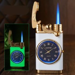 Flametimer Exclusieve Aansteker Met Horloge, 2 Stuks Willekeurig, Winddichte Draagbare Kaars Aansteker Voor Kaars Koken BBQ, Vuurwerk, Zak Zaklamp Aansteker Met Geschenkdoos, Cool Gift 15 Flametimer Exclusieve Aansteker Met Horloge, 2 Stuks Willekeurig, Winddichte Draagbare Kaars Aansteker Voor Kaars Koken BBQ, Vuurwerk, Zak Zaklamp Aansteker Met Geschenkdoos, Cool Gift -Optimaal Barbecue Winkel 1200x1200 730