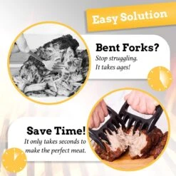 Mountain Grillers Claws-High Quality Meat Claws For American BBQ Pulled Pork-Plastic Meat Claws For Slicing-Vaatwasser Safe Bear Claws Gift Idee 11 Mountain Grillers Claws-High Quality Meat Claws For American BBQ Pulled Pork-Plastic Meat Claws For Slicing-Vaatwasser Safe Bear Claws Gift Idee -Optimaal Barbecue Winkel 1200x1200 741