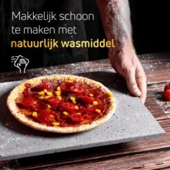 Pizzasteen BBQ Oven - Lava Van Vulkaan Etna - Barbecue Accesoires - Made In Italy - Broodbaksteen - 30x38x1.1 - VDN -Optimaal Barbecue Winkel 1200x1200 789