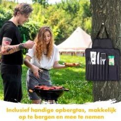 BBQ Accesoires Set Gereedschap Tang Borstel Barbecue Kookgerei - 10 Delig -Optimaal Barbecue Winkel 1200x1200 806