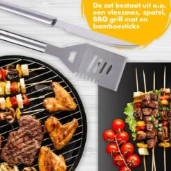 BBQ Accesoires Set Gereedschap Tang Borstel Barbecue Kookgerei - 10 Delig -Optimaal Barbecue Winkel 1200x1200 809