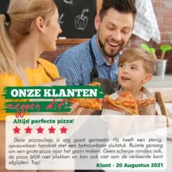 Ecowize Pizzaschep Voor BBQ En Oven - Aluminium Pizzaspatel Vierkant 30cm Met Inklapbaar Handvat - Met Extra Professionele Pizzasnijder -Optimaal Barbecue Winkel 1200x1200 812