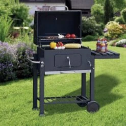 Tepro Toronto Click Barbecue Bbq Houtskool - Grilloppervlak (LxB) 56 X 42 Cm - Met Thermometer In De Deksel - RVS - Houtskoolbarbecue -Optimaal Barbecue Winkel 1200x1200 82