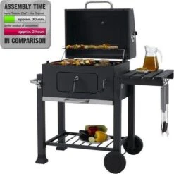 Tepro Toronto Click Barbecue Bbq Houtskool - Grilloppervlak (LxB) 56 X 42 Cm - Met Thermometer In De Deksel - RVS - Houtskoolbarbecue -Optimaal Barbecue Winkel 1200x1200 83