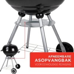 BBQ Collection Houtskoolbarbecue - Kogelbarbecue 45 X 60 Centimeter - Ronde Barbecue - Barbecue Op Wielen - Zwart - Metaal -Optimaal Barbecue Winkel 1200x1200 96