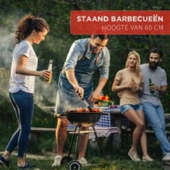 BBQ Collection Houtskoolbarbecue - Kogelbarbecue 45 X 60 Centimeter - Ronde Barbecue - Barbecue Op Wielen - Zwart - Metaal -Optimaal Barbecue Winkel 1200x1200 98