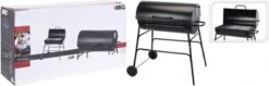 BBQ XL Houtskoolbarbecue - Cilindervorm - Grilloppervlak (LxB) 71 X 35 Cm - Zwart -Optimaal Barbecue Winkel 1200x382