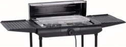 Excellent Electrics Elektrische Barbecue - Grilloppervlak (LxB) 36x24 Cm - 2000W - Zwart -Optimaal Barbecue Winkel 1200x453 1