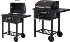 Vaggan Luxe Houtskool Barbecue - Grilloppervlak (LxB) 44 X 32 Cm - Staal - Matzwart -Optimaal Barbecue Winkel 1200x724