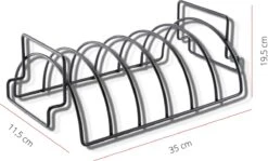 PROKING Sparerib Barbecue Rek – BBQ Accessoires – Inclusief Sparerib Recept – Anti-aanbak Lag – 35 X 19.5 X 11.5 CM 10 PROKING Sparerib Barbecue Rek – BBQ Accessoires – Inclusief Sparerib Recept – Anti-aanbak Lag – 35 X 19.5 X 11.5 CM -Optimaal Barbecue Winkel 1200x725