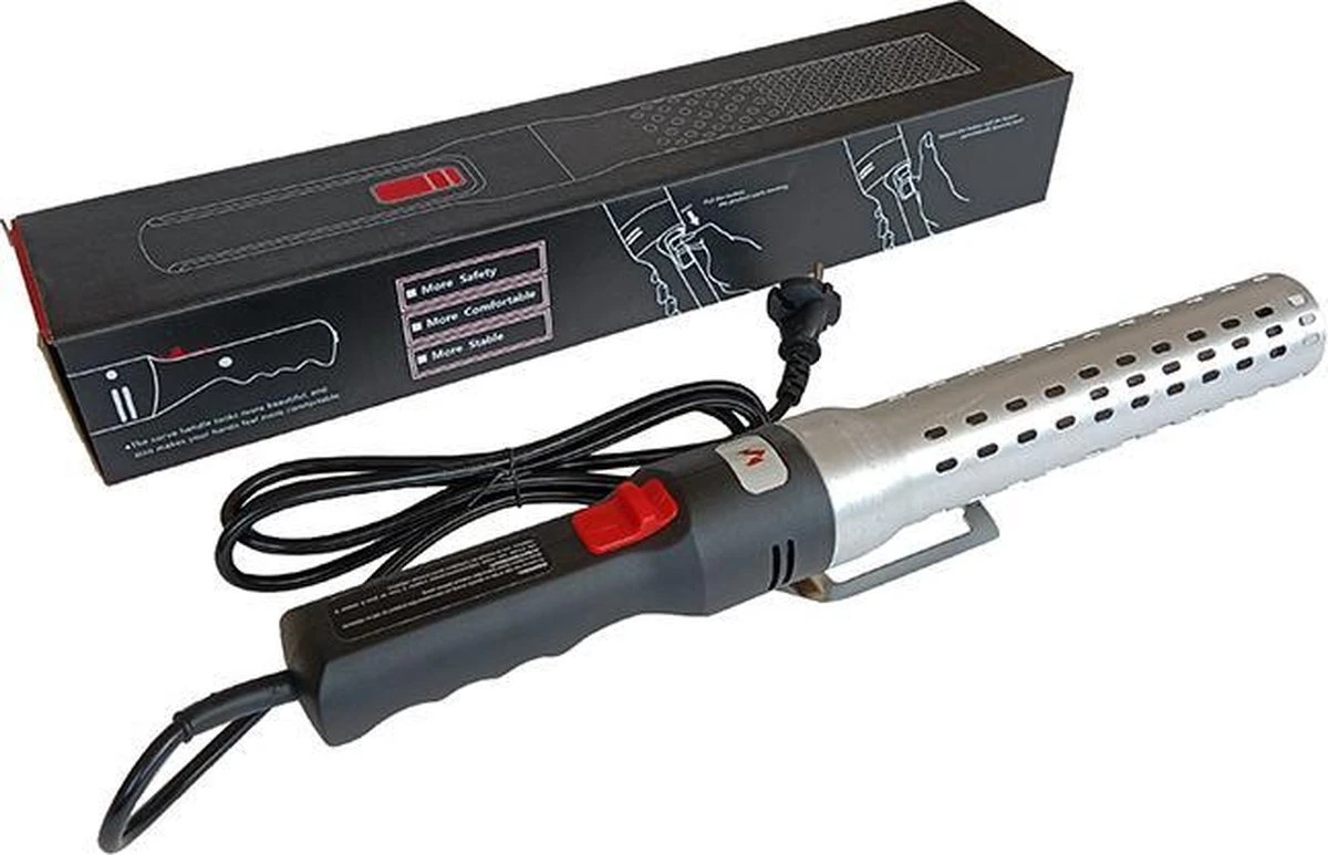 Elektrische BBQ - Looftlighter Alternatief - Grill Aansteker - Houtskool En Briketten Aansteken Zonder De Smaak Van Jouw Gerechten Aan Te Tasten Door Gebruik Van Chemische Aanmaakblokjes! 9 Elektrische BBQ - Looftlighter Alternatief - Grill Aansteker - Houtskool En Briketten Aansteken Zonder De Smaak Van Jouw Gerechten Aan Te Tasten Door Gebruik Van Chemische Aanmaakblokjes! - Afbeelding 9