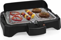 Tristar BQ-2824 Elektrische Barbecue - Tafel BBQ 34,5 X 23 Cm - Regelbare Thermostaat - 2000 Watt - Zwart -Optimaal Barbecue Winkel 1200x793