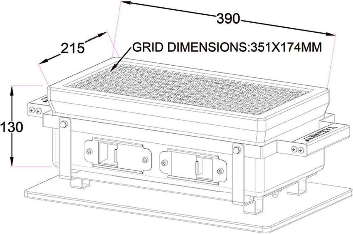 YAKINIKU Rechthoekige Shichirin | Konro- & Yakitori Grill 17 YAKINIKU Rechthoekige Shichirin | Konro- & Yakitori Grill - Afbeelding 17