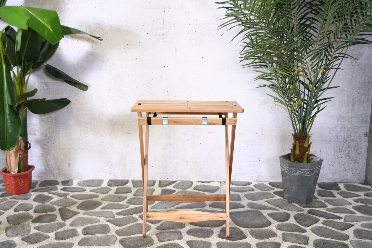 SenS-Line Inklapbare BBQ Bijzettafel - Acacia 2 SenS-Line Inklapbare BBQ Bijzettafel - Acacia - Afbeelding 2