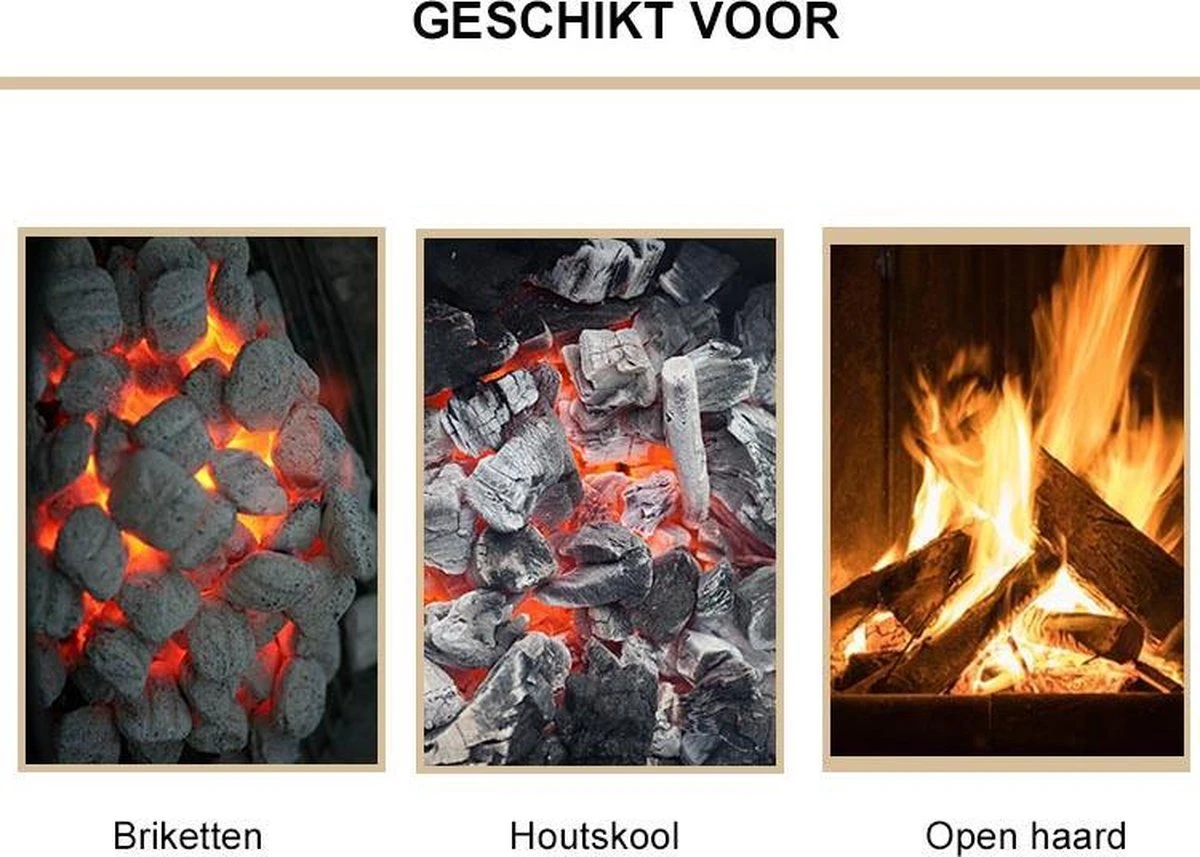 BBQ Aansteker Inclusief 3-in-1 BBQ Borstel - Looftlighter - One Minute Lighter - Elektrische BBQ Aansteker - BBQ Starter - BBQ Accessoires 7 BBQ Aansteker Inclusief 3-in-1 BBQ Borstel - Looftlighter - One Minute Lighter - Elektrische BBQ Aansteker - BBQ Starter - BBQ Accessoires - Afbeelding 7