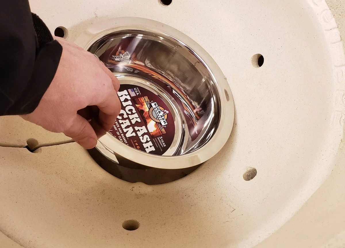 Kick Ash Basket - Big Green Egg Large - Kick Ash Can - As Opvang Pan 4 Kick Ash Basket - Big Green Egg Large - Kick Ash Can - As Opvang Pan - Afbeelding 4