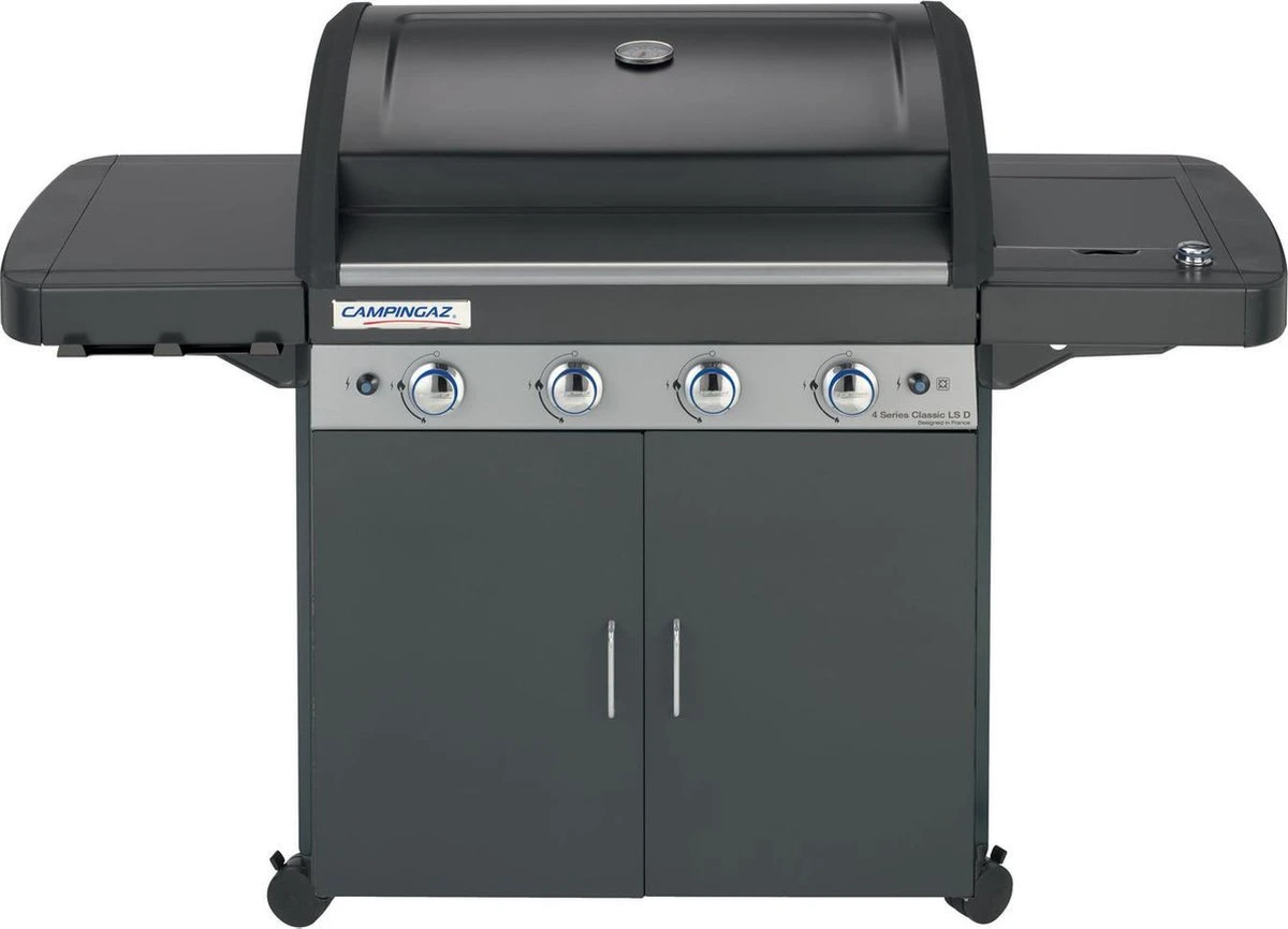 Campingaz 4 Series Classic LS Gasbarbecue - 4 Branders - Zwart - BBQ 1 Campingaz 4 Series Classic LS Gasbarbecue - 4 Branders - Zwart - BBQ