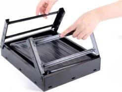 Merkloos Decopatent® Portable Houtskool BBQ - Barbecue - Inklapbaar - Barbecue Houtskool - Tafel Grill - Camping - Strand - Festival - Park -Optimaal Barbecue Winkel 1200x909