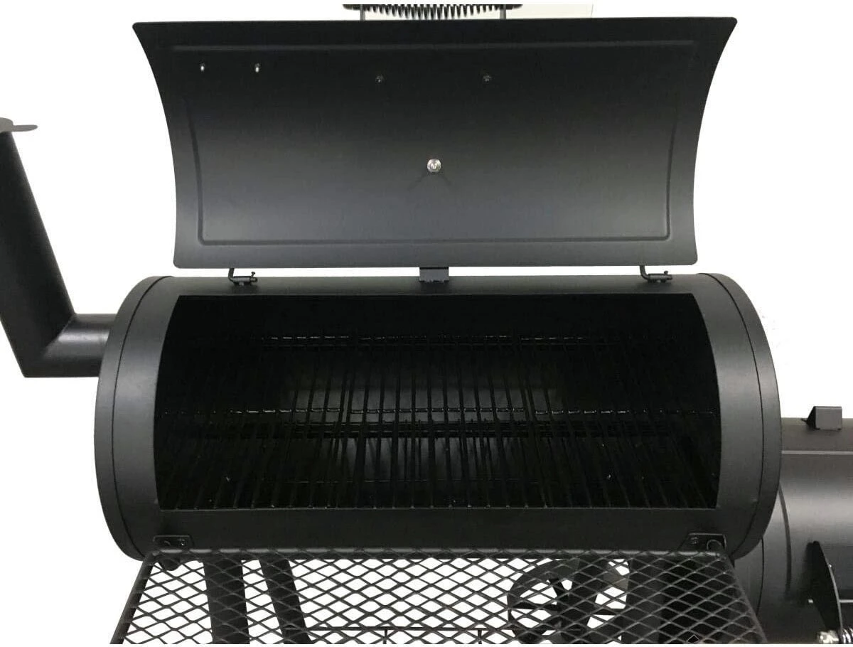 Fire Beam Houtskool Barbecue - Grilloppervlak (LxB) 35 X 66 Cm - Smoker - Zwart 2 Fire Beam Houtskool Barbecue - Grilloppervlak (LxB) 35 X 66 Cm - Smoker - Zwart - Afbeelding 2
