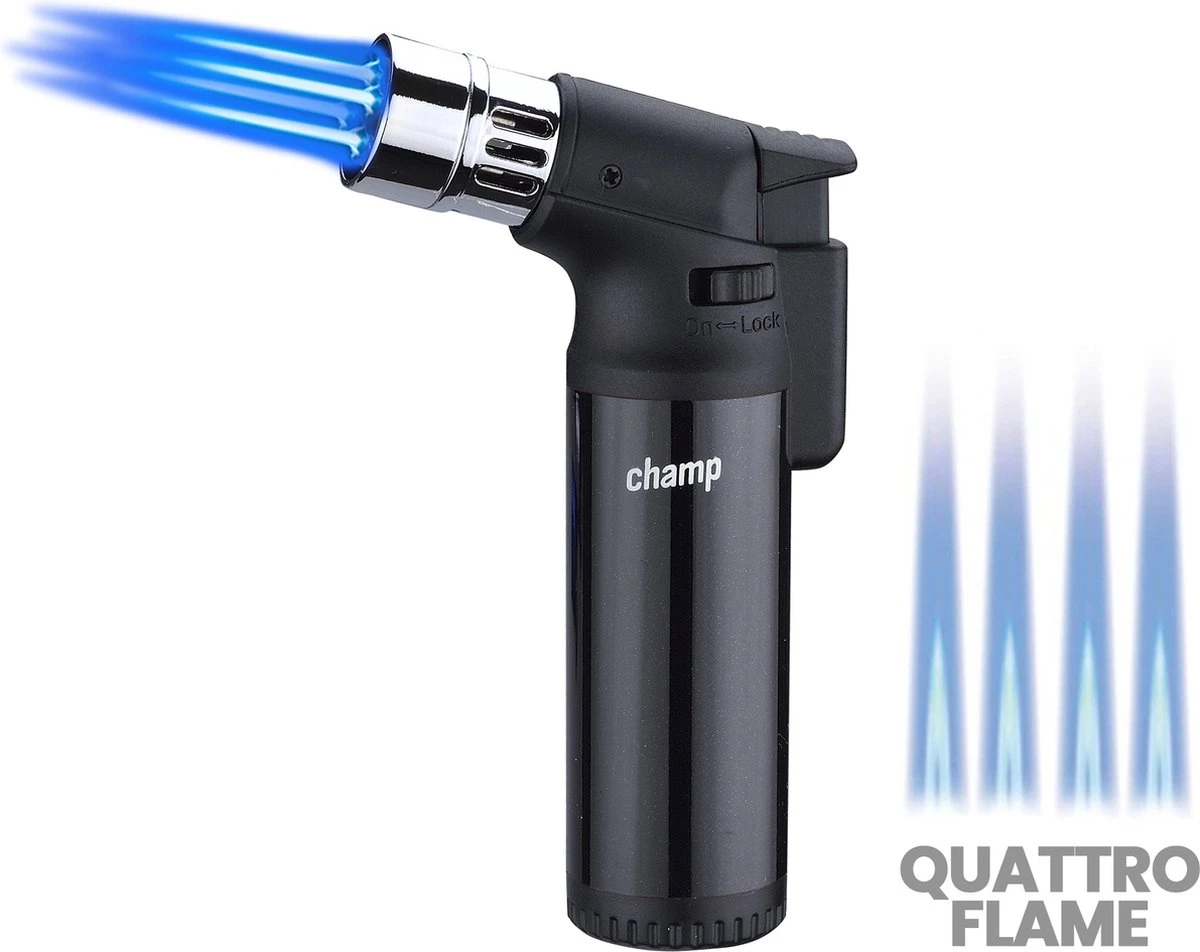 Champ® Quattro Aansteker - Stormaansteker - Kaarsen - BBQ - Sigaren 2 Champ® Quattro Aansteker - Stormaansteker - Kaarsen - BBQ - Sigaren - Afbeelding 2