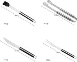 Sens Design BBQ Accesoires - 18 Delig - BBQ Gereedschapset Koffer -Optimaal Barbecue Winkel 1200x969 1