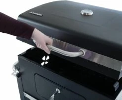 Vaggan Luxe Houtskool Barbecue - Grilloppervlak (LxB) 44 X 32 Cm - Staal - Matzwart -Optimaal Barbecue Winkel 1200x989