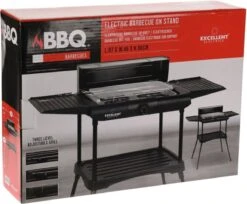 Excellent Electrics Elektrische Barbecue - Grilloppervlak (LxB) 36x24 Cm - 2000W - Zwart -Optimaal Barbecue Winkel 1200x993 2