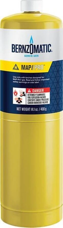 Bernzomatic MAP-Pro Wegwerp Gaspatroon Cilinder - MG9 "CGA600 US" Aansluiting (alternatief)