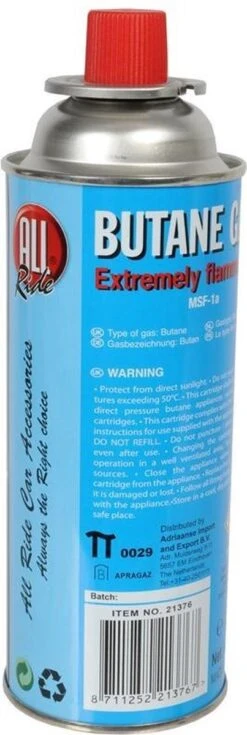 All Ride Butaan Gas / Navulgas -Optimaal Barbecue Winkel 403x1200