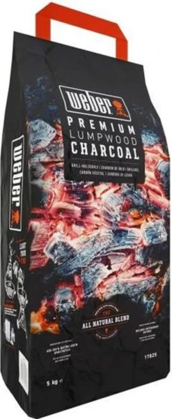 WEBER Houtskool - Zak Van 5 Kg -Optimaal Barbecue Winkel 493x1200