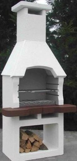 Integard Tuinhaard Houtskoolbarbecue Beton Nr. 9 -Optimaal Barbecue Winkel 579x1200