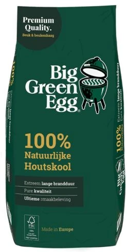 Big Green Egg BigGreenEgg Houtskool Europa 9kg - 1 Zak -Optimaal Barbecue Winkel 604x1200