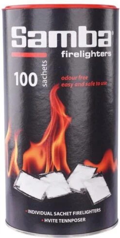 Samba Aanmaakzakjes Openhaard - 100 Stuks In Koker -Optimaal Barbecue Winkel 606x1200 1