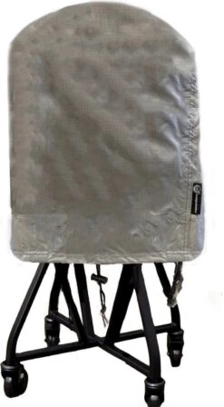 COVER UP HOC Diamond Bbq Hoes Rond - 70x80 Cm - Waterdicht Met Stormbanden En Trekkoord - Geschikt Voor O.a. Kamado, Big Green Egg, Grill Guru, The Bastard, Patton,Weber