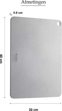 Pizzasteen Van Staal – Pizza Steen - Pizza En Brood Bakken - 40 X 30 X 0,6 Cm - Cadeau Voor Man - Kitchen Steel By Qwality -Optimaal Barbecue Winkel 677x1200 1