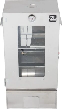 2-L Home & Garden XL Rookoven - RVS - 80x40x28 Cm - 3 Etages -Optimaal Barbecue Winkel 680x1200