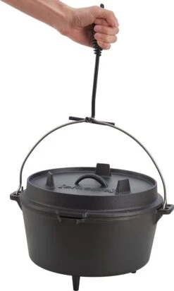 Dutch Oven Enkhuizen Met Deksel Gietijzer Zwart - 4 Varianten -Optimaal Barbecue Winkel 720x1200