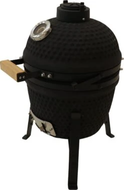 Patton Kamado Grill 13" - Keramisch - Kookoppervlak Ø 28 - Mat Zwart -Optimaal Barbecue Winkel 784x1200